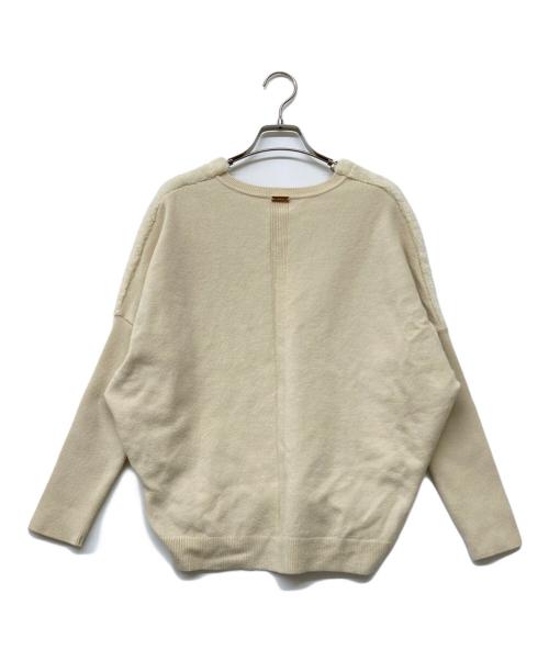 MICA&DEAL（マイカアンドディール）MICA&DEAL (マイカアンドディール) 24AW フロントプードルVネックプルオーバー アイボリー サイズ:FREEの古着・服飾アイテム
