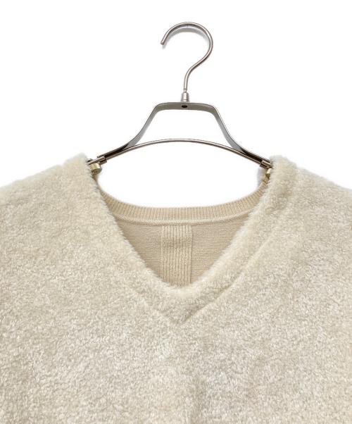 MICA&DEAL（マイカアンドディール）MICA&DEAL (マイカアンドディール) 24AW フロントプードルVネックプルオーバー アイボリー サイズ:FREEの古着・服飾アイテム