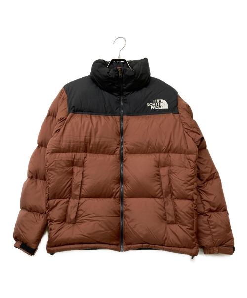 THE NORTH FACE（ザ ノース フェイス）THE NORTH FACE (ザ ノース フェイス) NUPTSE JACKET ブラック×ブラウン サイズ:Mの古着・服飾アイテム