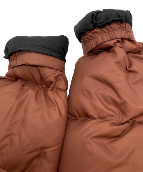 THE NORTH FACE（ザ ノース フェイス）THE NORTH FACE (ザ ノース フェイス) NUPTSE JACKET ブラック×ブラウン サイズ:Mの古着・服飾アイテム