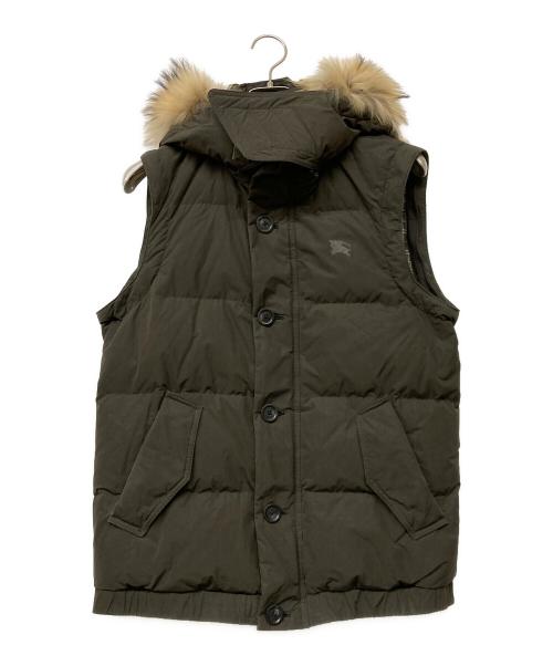 BURBERRY BLACK LABEL（バーバリーブラックレーベル）BURBERRY BLACK LABEL (バーバリーブラックレーベル) 2WAYダウンジャケット オリーブ サイズ:Lの古着・服飾アイテム