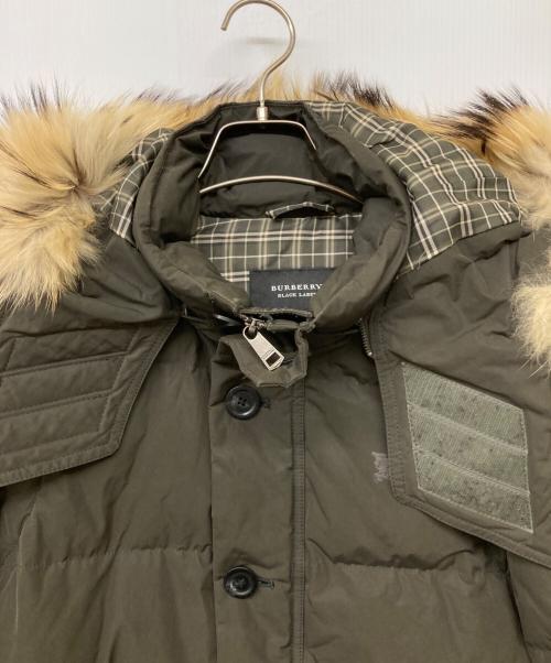 BURBERRY BLACK LABEL（バーバリーブラックレーベル）BURBERRY BLACK LABEL (バーバリーブラックレーベル) 2WAYダウンジャケット オリーブ サイズ:Lの古着・服飾アイテム