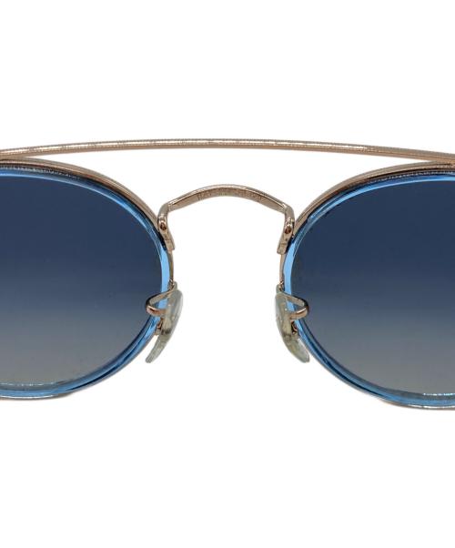 RAY-BAN（レイバン）RAY-BAN (レイバン) ROUND DOUBLE BRIDGE ゴールド×ブルー サイズ:51□22の古着・服飾アイテム