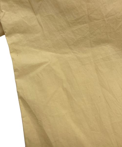 masu（エムエーエスユー）masu (エムエーエスユー) 22SS SCALLOP FLARE PANTS(22エスエス・スカラップ・フレア・パンツ) イエロー サイズ:size42の古着・服飾アイテム