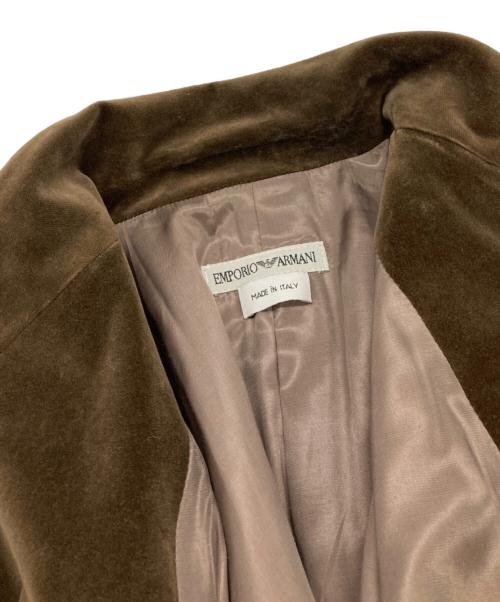 EMPORIO ARMANI（エンポリオアルマーニ）EMPORIO ARMANI (エンポリオアルマーニ) 3Bシングルブレストジャケット ブラウン サイズ:44の古着・服飾アイテム