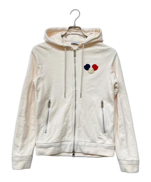 MONCLER（モンクレール）MONCLER (モンクレール) 17SS MAGLIA CARDIGAN ジップパーカー アイボリー サイズ:Sの古着・服飾アイテム