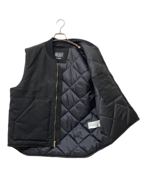 CarHartt（カーハート）CarHartt (カーハート) Relaxed Fit Firm Duck Insulated Rib Collar Vest ブラック サイズ:Lの古着・服飾アイテム