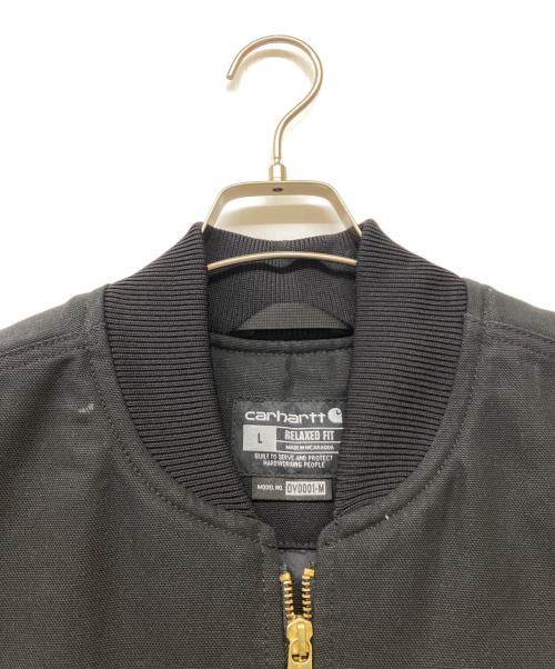 CarHartt（カーハート）CarHartt (カーハート) Relaxed Fit Firm Duck Insulated Rib Collar Vest ブラック サイズ:Lの古着・服飾アイテム