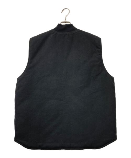 CarHartt（カーハート）CarHartt (カーハート) Relaxed Fit Firm Duck Insulated Rib Collar Vest ブラック サイズ:Lの古着・服飾アイテム