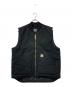 CarHartt（カーハート）の古着「Relaxed Fit Firm Duck Insulated Rib Collar Vest」｜ブラック
