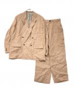 YOKEヨーク）の古着「21SS PAPER KERSEY セットアップ」｜ブラウン