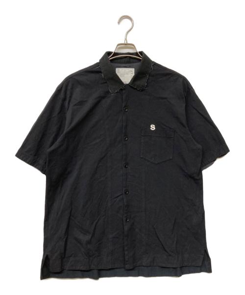 sacai（サカイ）sacai (サカイ) 22SS PIUE SHIRT（22SS　ピューシャツ） ブラック サイズ:SIZE 4の古着・服飾アイテム