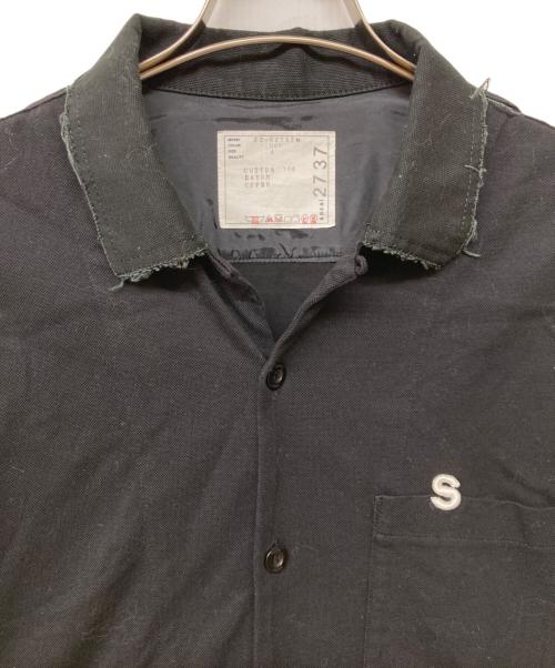 sacai（サカイ）sacai (サカイ) 22SS PIUE SHIRT（22SS　ピューシャツ） ブラック サイズ:SIZE 4の古着・服飾アイテム