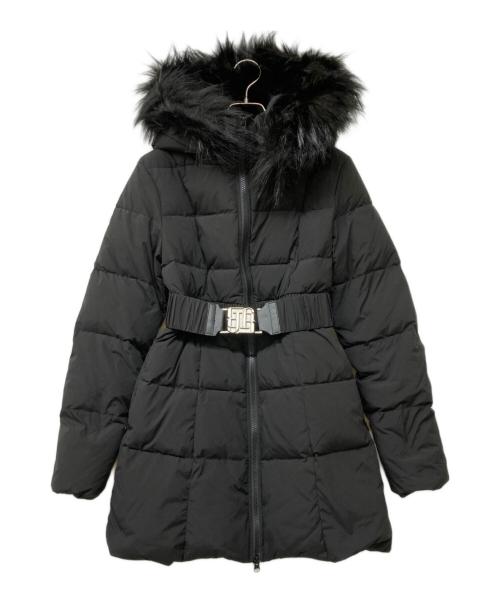 GYDA（ジェイダ）GYDA (ジェイダ) 24AW GDベルト付きロングダウンコート ブラック サイズ:Fの古着・服飾アイテム