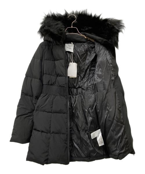 GYDA（ジェイダ）GYDA (ジェイダ) 24AW GDベルト付きロングダウンコート ブラック サイズ:Fの古着・服飾アイテム