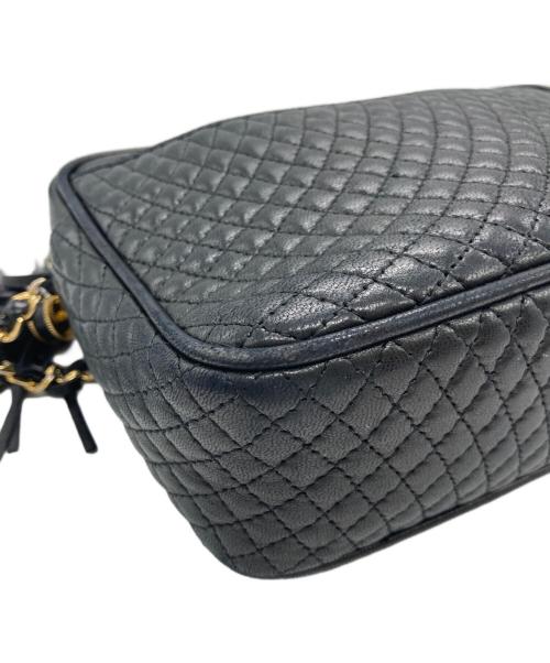 BALLY（バリー）BALLY (バリー) チェーンレザーショルダーバッグ ブラックの古着・服飾アイテム