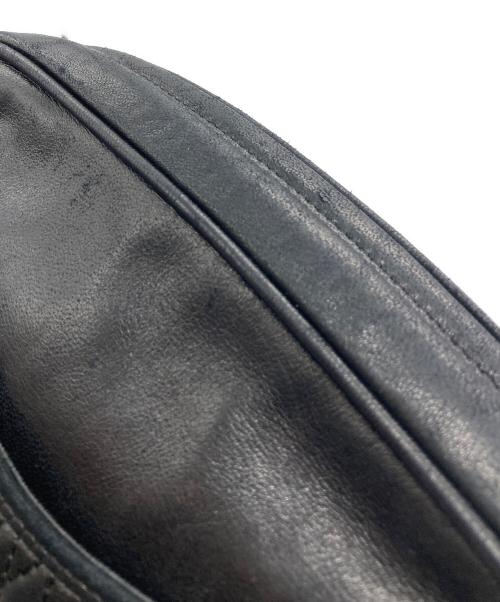 BALLY（バリー）BALLY (バリー) チェーンレザーショルダーバッグ ブラックの古着・服飾アイテム