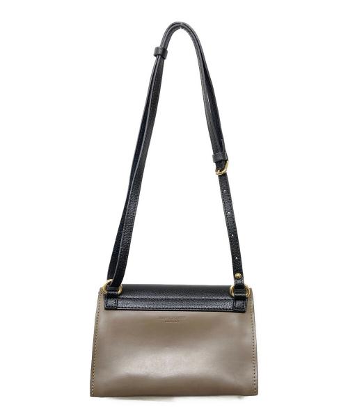 GIANNI CHIARINI（ジャンニ キアリーニ）GIANNI CHIARINI (ジャンニ キアリーニ) レザーショルダーバッグ ブラック×グレー サイズ:-の古着・服飾アイテム