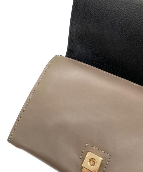 GIANNI CHIARINI（ジャンニ キアリーニ）GIANNI CHIARINI (ジャンニ キアリーニ) レザーショルダーバッグ ブラック×グレー サイズ:-の古着・服飾アイテム