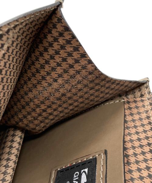 GIANNI CHIARINI（ジャンニ キアリーニ）GIANNI CHIARINI (ジャンニ キアリーニ) レザーショルダーバッグ ブラック×グレー サイズ:-の古着・服飾アイテム