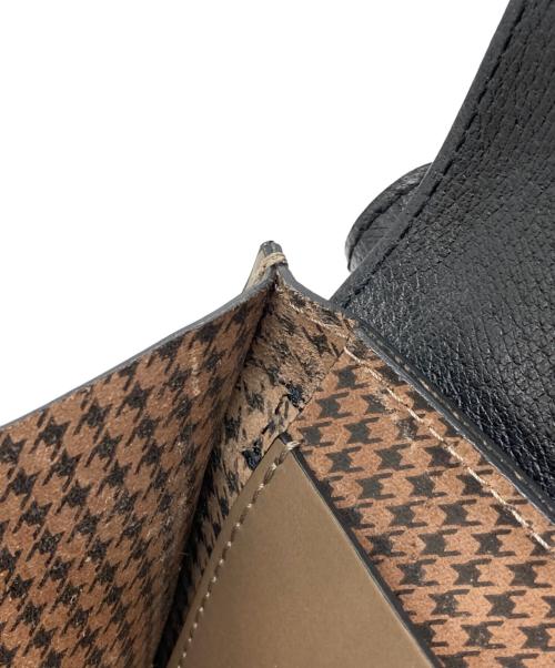 GIANNI CHIARINI（ジャンニ キアリーニ）GIANNI CHIARINI (ジャンニ キアリーニ) レザーショルダーバッグ ブラック×グレー サイズ:-の古着・服飾アイテム