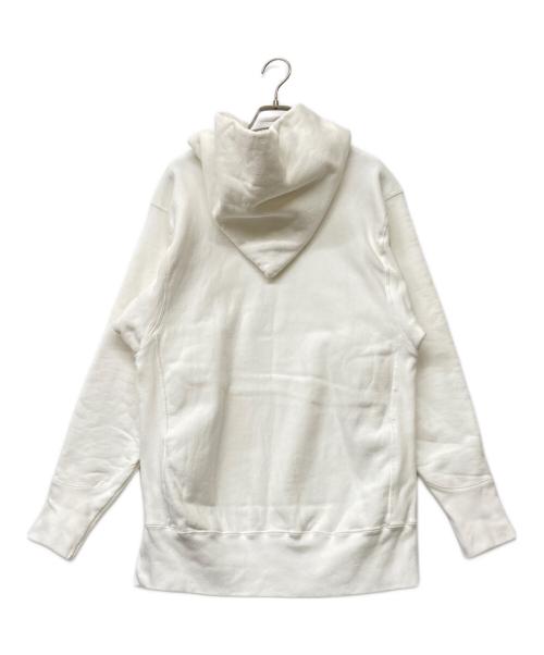 ATON（エイトン）ATON (エイトン) GARMENT DYE URAKE HOODIE ホワイト サイズ:4の古着・服飾アイテム