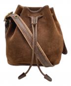 COACHコーチ）の古着「ヴィンテージレザーショルダーバッグ」｜ブラウン