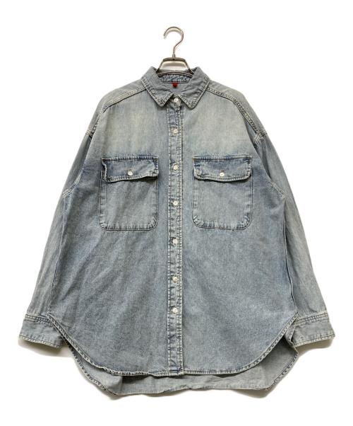 RIVE DROITE（リヴドロワ）RIVE DROITE (リヴドロワ) ビッグデニムシャツ ブルー サイズ:Fの古着・服飾アイテム