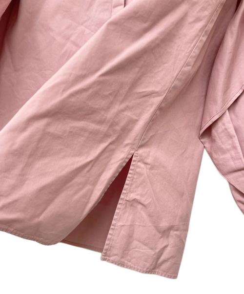 ANAYI（アナイ）ANAYI (アナイ) コンパクトコットンラッフルソデブラウス ピンク サイズ:SIZE 38の古着・服飾アイテム