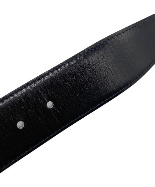 CELINE（セリーヌ）CELINE (セリーヌ) 馬車金具バックルレザーベルト ブラック サイズ:-の古着・服飾アイテム