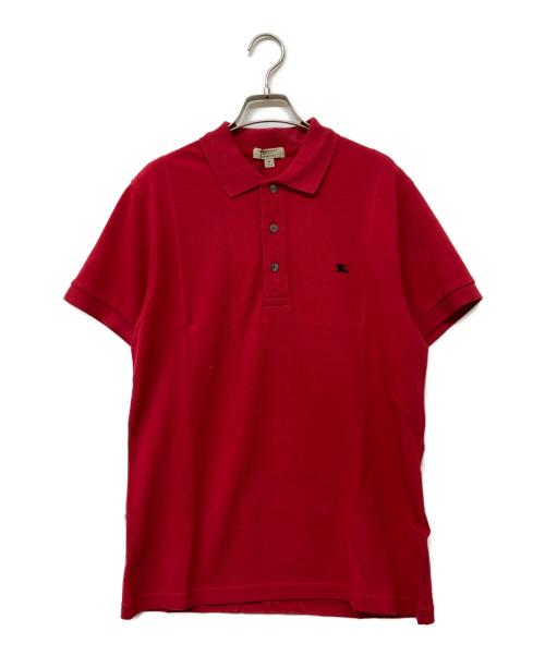 BURBERRY LONDON（バーバリーロンドン）BURBERRY LONDON (バーバリーロンドン) ポロシャツ レッド サイズ:Ｍの古着・服飾アイテム