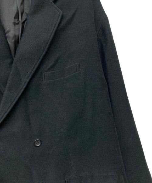 Graphpaper（グラフペーパー）Graphpaper (グラフペーパー) 24AW SUPIMA MOLESKIN DOUBLE JACKET ブラック サイズ:3の古着・服飾アイテム