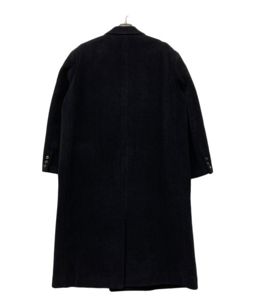 Y's for men（ワイズフォーメン）Y's for men (ワイズフォーメン) ダブルブレストチェスターコート ブラック サイズ:Sの古着・服飾アイテム