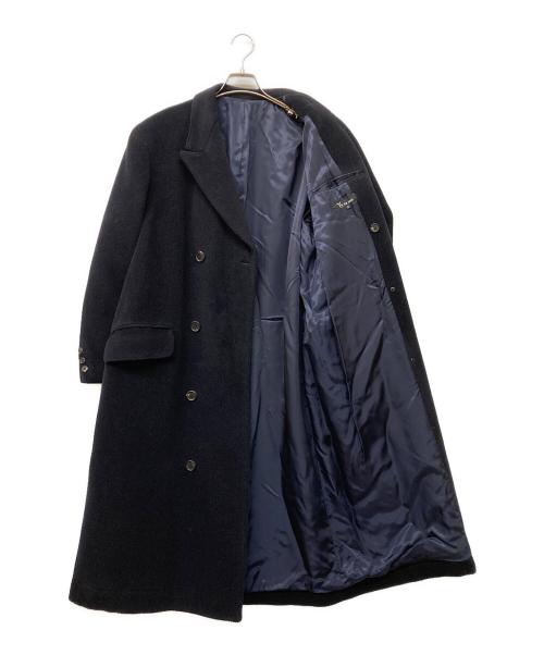 Y's for men（ワイズフォーメン）Y's for men (ワイズフォーメン) ダブルブレストチェスターコート ブラック サイズ:Sの古着・服飾アイテム