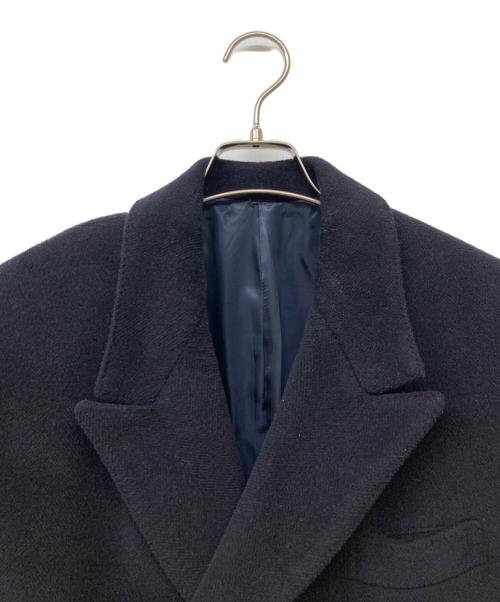 Y's for men（ワイズフォーメン）Y's for men (ワイズフォーメン) ダブルブレストチェスターコート ブラック サイズ:Sの古着・服飾アイテム