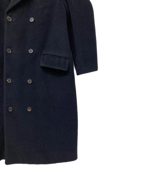 Y's for men（ワイズフォーメン）Y's for men (ワイズフォーメン) ダブルブレストチェスターコート ブラック サイズ:Sの古着・服飾アイテム