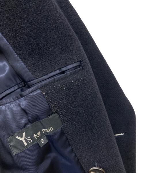 Y's for men（ワイズフォーメン）Y's for men (ワイズフォーメン) ダブルブレストチェスターコート ブラック サイズ:Sの古着・服飾アイテム