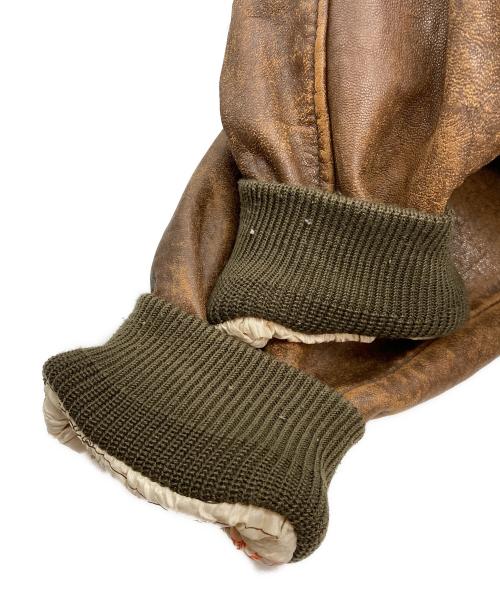 AVIREX（アヴィレックス）AVIREX (アヴィレックス) 80sヴィンテージ TYPE A-2 レザーフライトジャケット ブラウン サイズ:Mの古着・服飾アイテム