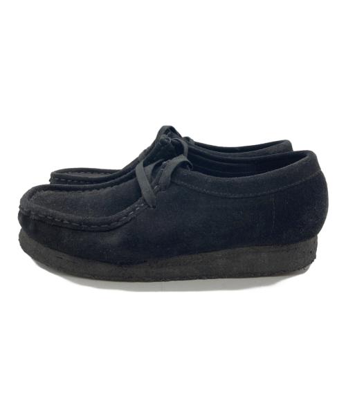 CLARKS（クラークス）CLARKS (クラークス) Wallabee（ワラビー） ブラック サイズ:24の古着・服飾アイテム