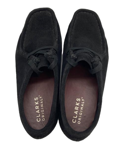 CLARKS（クラークス）CLARKS (クラークス) Wallabee（ワラビー） ブラック サイズ:24の古着・服飾アイテム