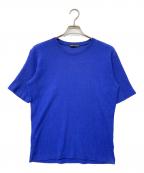 ISSEY MIYAKE MENイッセイミヤケメン）の古着「プリーツクルーネックT」｜ブルー