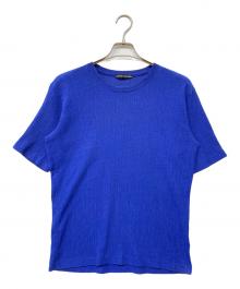 ISSEY MIYAKE MEN（イッセイミヤケメン）の古着「プリーツクルーネックT」｜ブルー