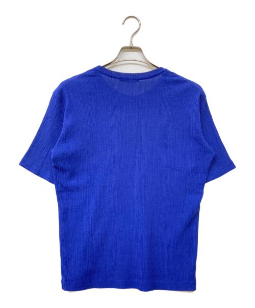 ISSEY MIYAKE MEN（イッセイミヤケメン）ISSEY MIYAKE MEN (イッセイミヤケメン) プリーツクルーネックT ブルー サイズ:SIZE 1の古着・服飾アイテム