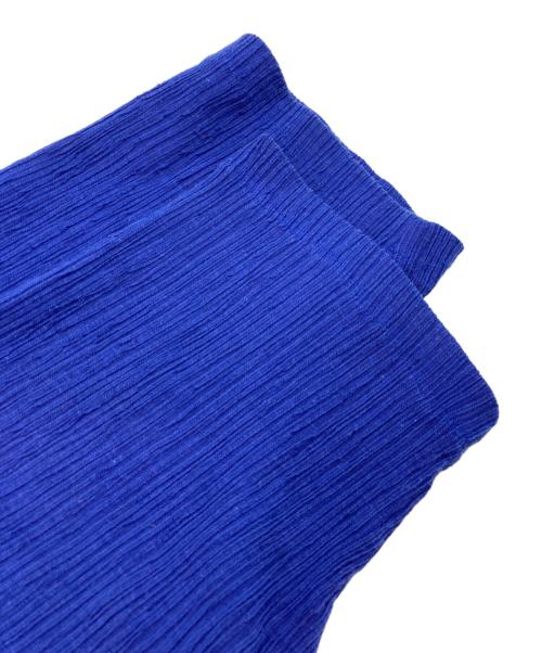 ISSEY MIYAKE MEN（イッセイミヤケメン）ISSEY MIYAKE MEN (イッセイミヤケメン) プリーツクルーネックT ブルー サイズ:SIZE 1の古着・服飾アイテム