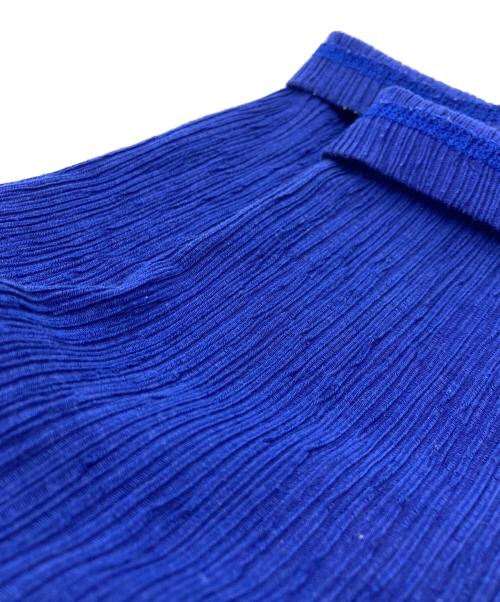 ISSEY MIYAKE MEN（イッセイミヤケメン）ISSEY MIYAKE MEN (イッセイミヤケメン) プリーツクルーネックT ブルー サイズ:SIZE 1の古着・服飾アイテム