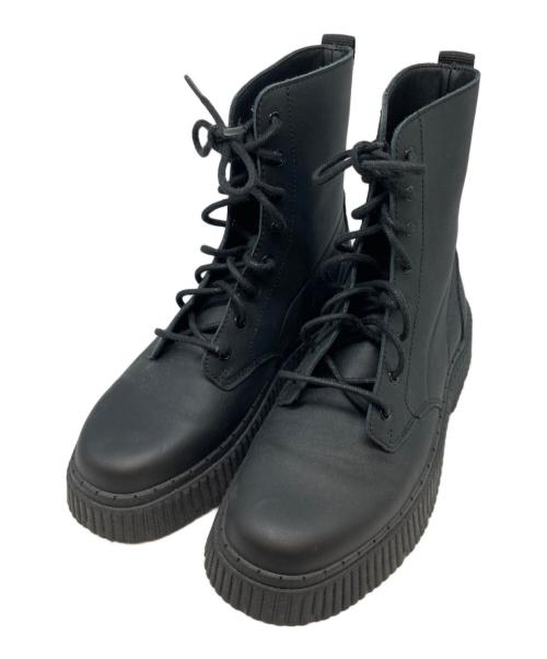 PUMA（プーマ）PUMA (プーマ) DINARA BOOTS(ディナーラ ブーツ) ブラック サイズ:size23㎝の古着・服飾アイテム