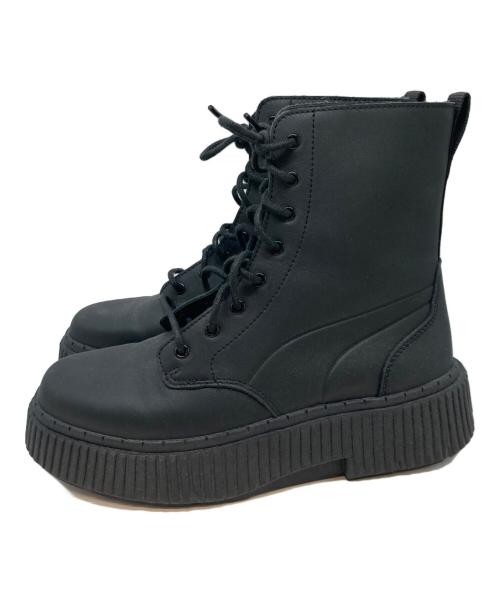 PUMA（プーマ）PUMA (プーマ) DINARA BOOTS(ディナーラ ブーツ) ブラック サイズ:size23㎝の古着・服飾アイテム