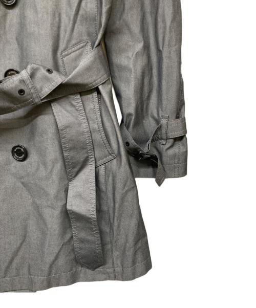 BLACK LABEL CRESTBRIDGE（ブラックレーベル クレストブリッジ）BLACK LABEL CRESTBRIDGE (ブラックレーベル クレストブリッジ) チェックライナー付きベルテッドトレンチコート グレー サイズ:Lの古着・服飾アイテム