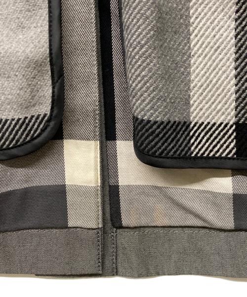 BLACK LABEL CRESTBRIDGE（ブラックレーベル クレストブリッジ）BLACK LABEL CRESTBRIDGE (ブラックレーベル クレストブリッジ) チェックライナー付きベルテッドトレンチコート グレー サイズ:Lの古着・服飾アイテム