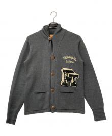 cheswick（チェスウィック）の古着「エルボーパッチワッペンカーディガン」｜グレー